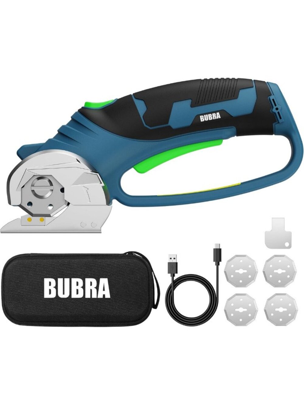 Cordless Electric Scissors for Effortless Cardboard Cutting - 4 SK5 Blades